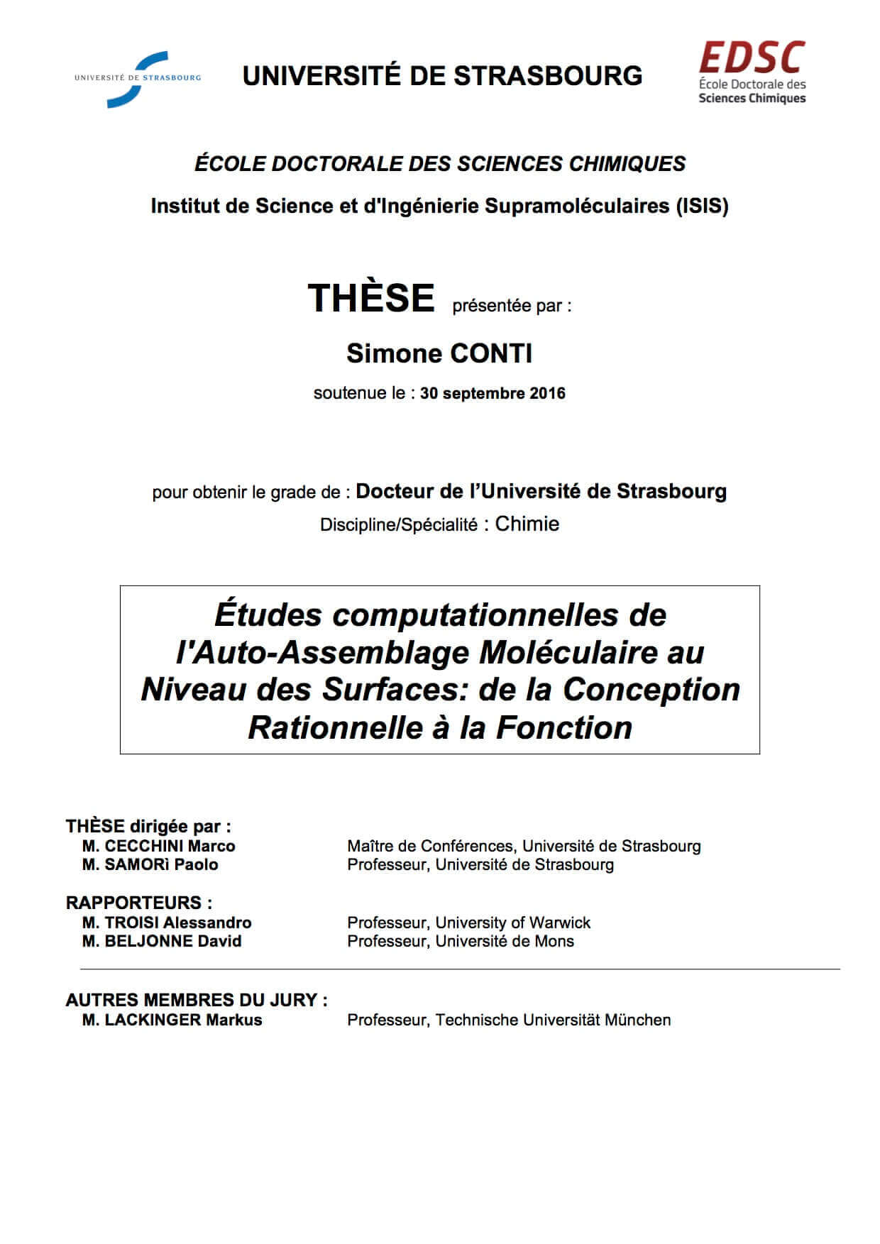 Computational studies of molecular self-assembly at surfaces: from rational design to function